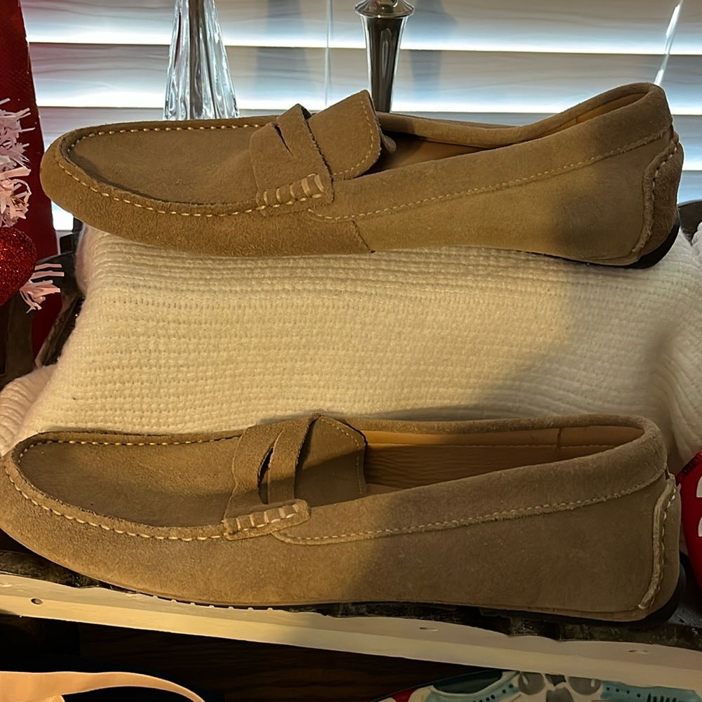 Flag Ltd Men’s Size 8 Driving Shoe Suede Leather Loafers